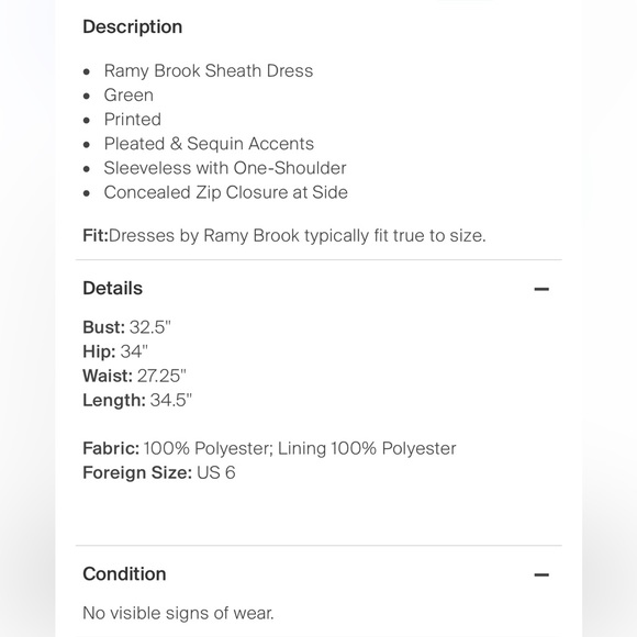 Ramy Brook Linda Sequin Mini Dress size 6 - Picture 8 of 8